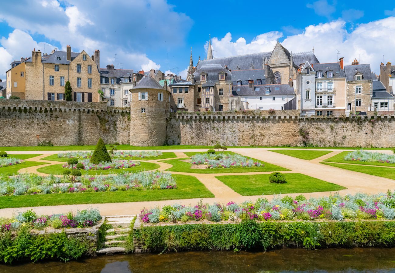Maison à Saint-Pierre-Quiberon - À 600m de la plage, maison pour 8 avec jardin