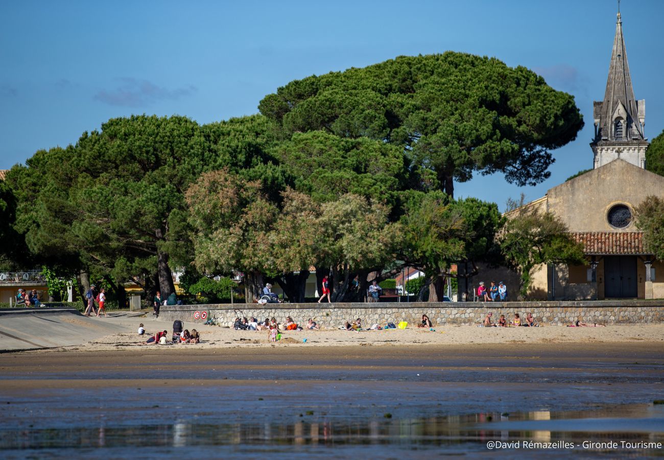 Maison à Andernos-les-Bains - À 350m plage du Betey- Maison pour 9 avec piscine