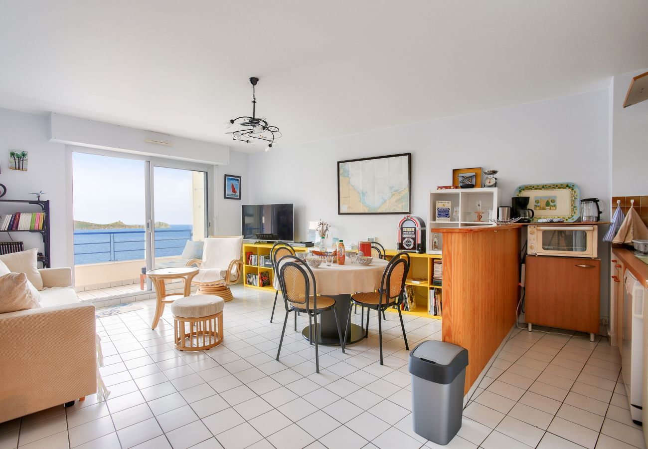 Appartement à Erquy - Vue mer à 50m plage - Appartement pour 4