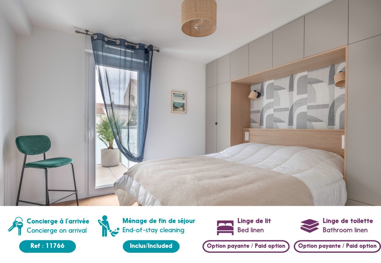Appartement à Saint-Brevin-les-Pins - Appartement pour 4, centre et bord de mer