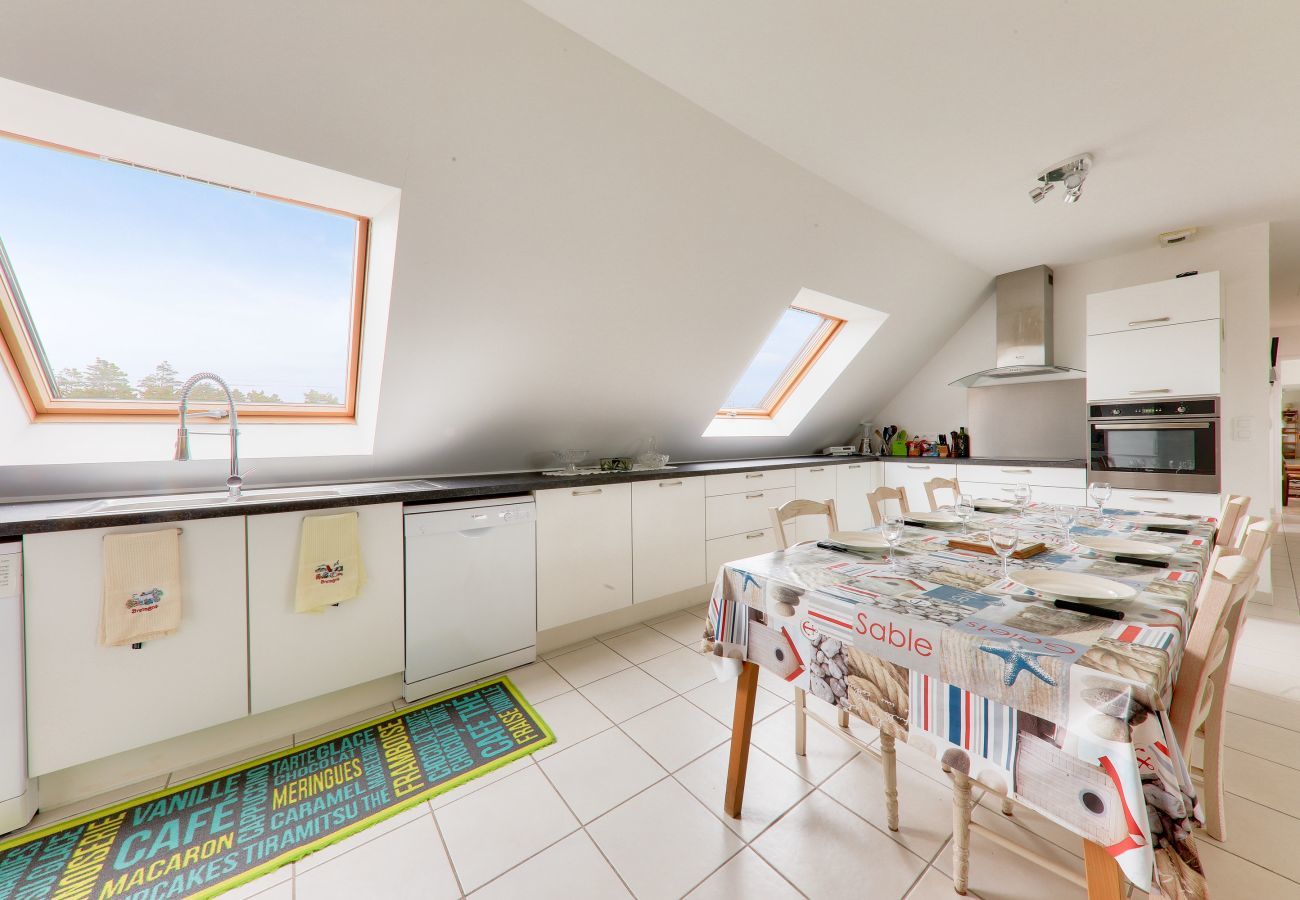 Appartement à Saint-Gildas-de-Rhuys - Séjour à 850m des plages Rohu et des Govelins