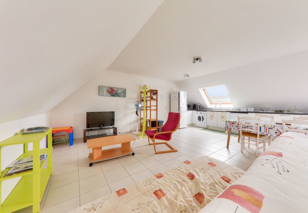 Appartement à Saint-Gildas-de-Rhuys - Séjour à 850m des plages Rohu et des Govelins