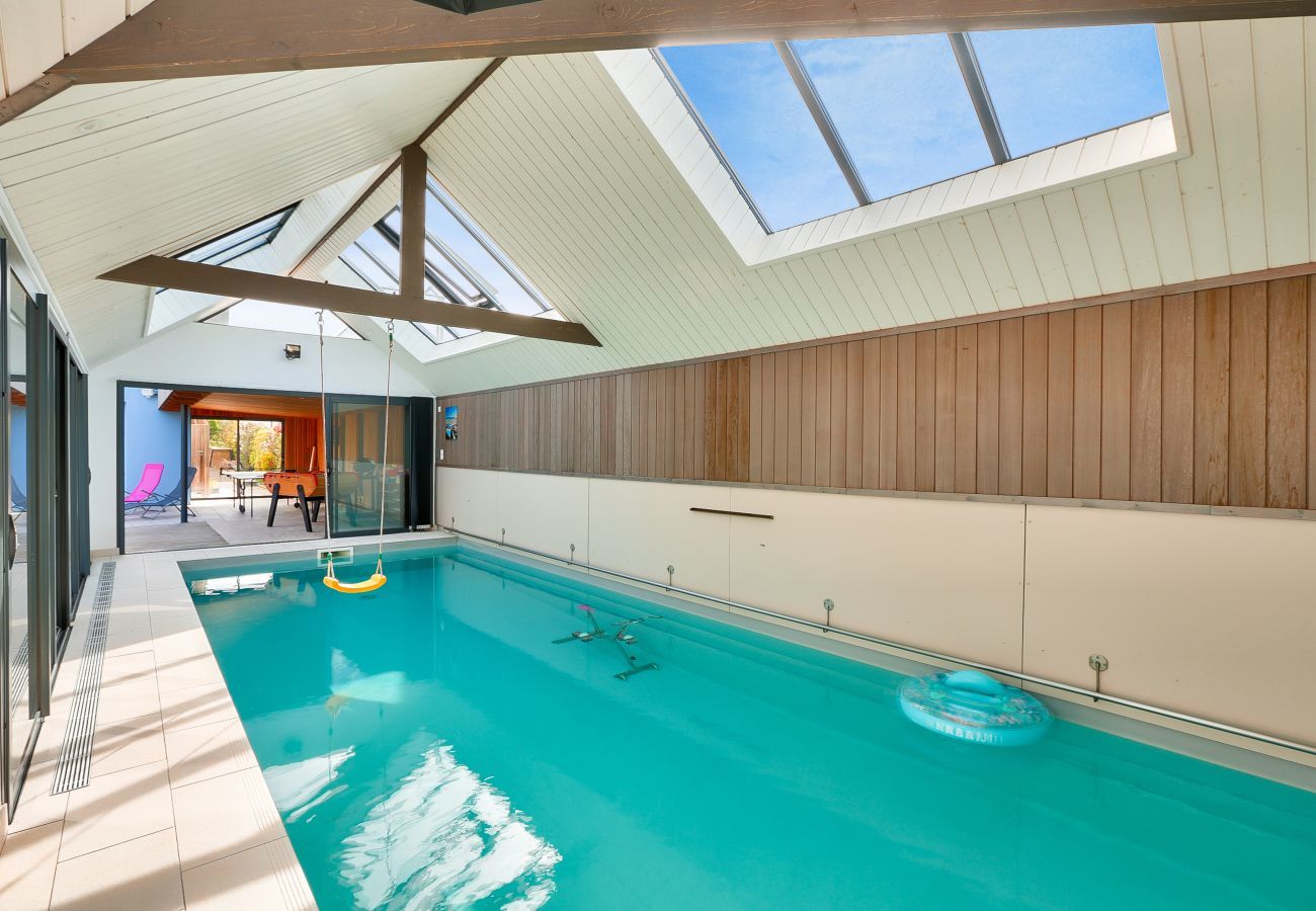 Maison à Erquy - La maison bleue -  Erquy - Piscine couverte