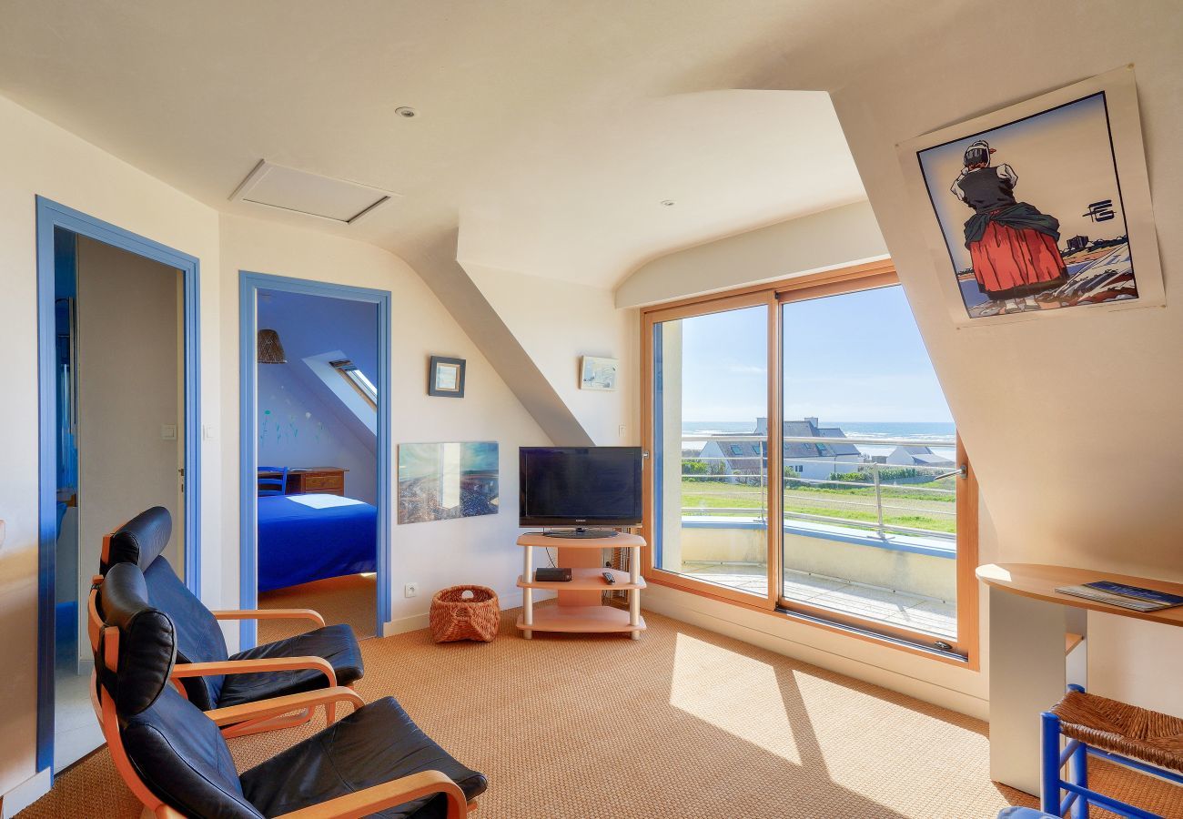 Maison à Plovan - Vue mer, à 200m de la plage, maison pour 9