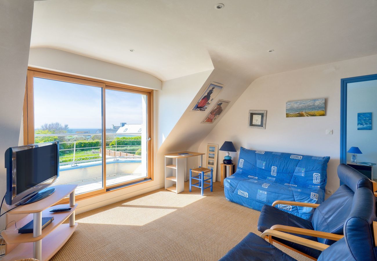 Maison à Plovan - Vue mer, à 200m de la plage, maison pour 9