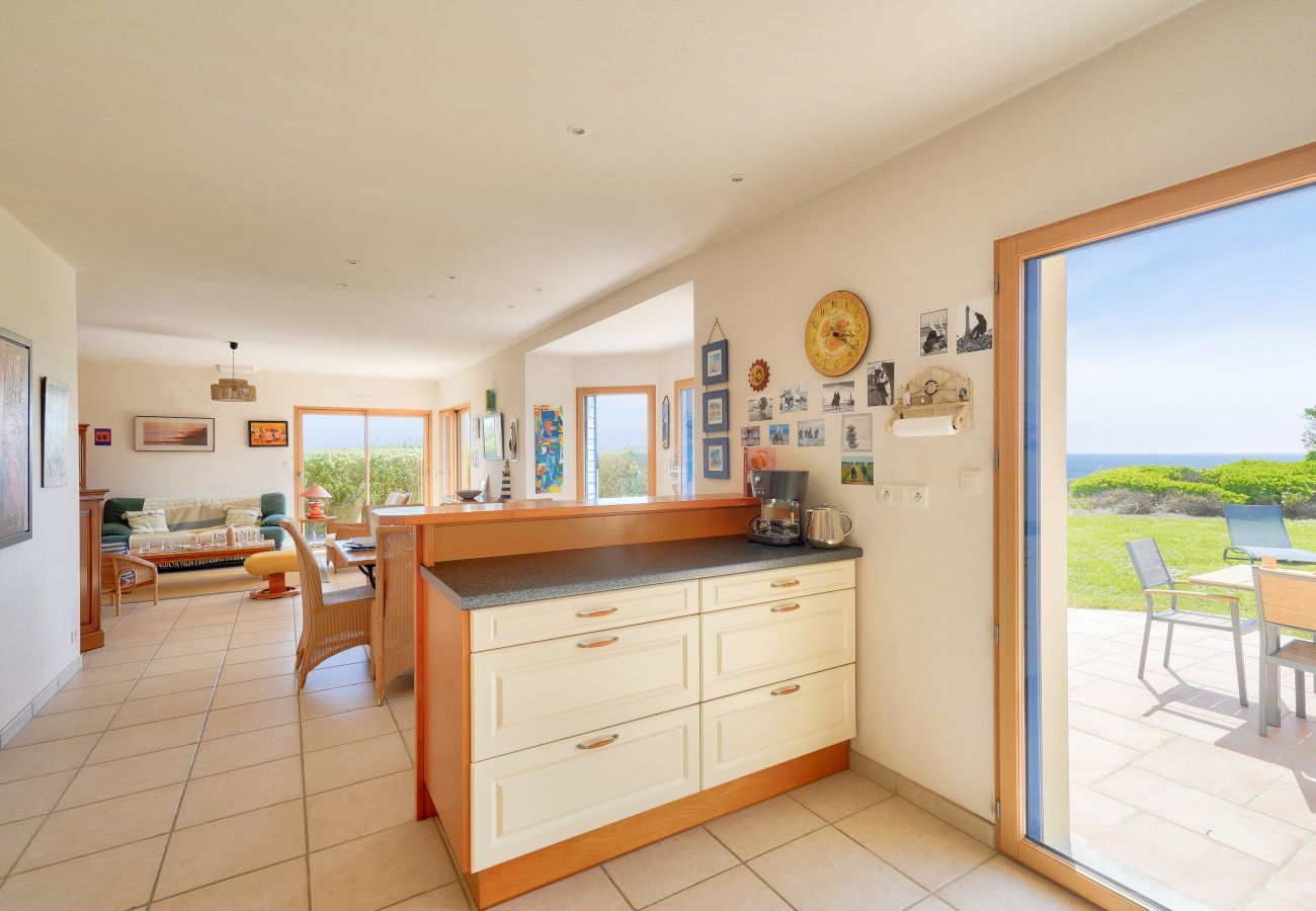 Maison à Plovan - Vue mer, à 200m de la plage, maison pour 9