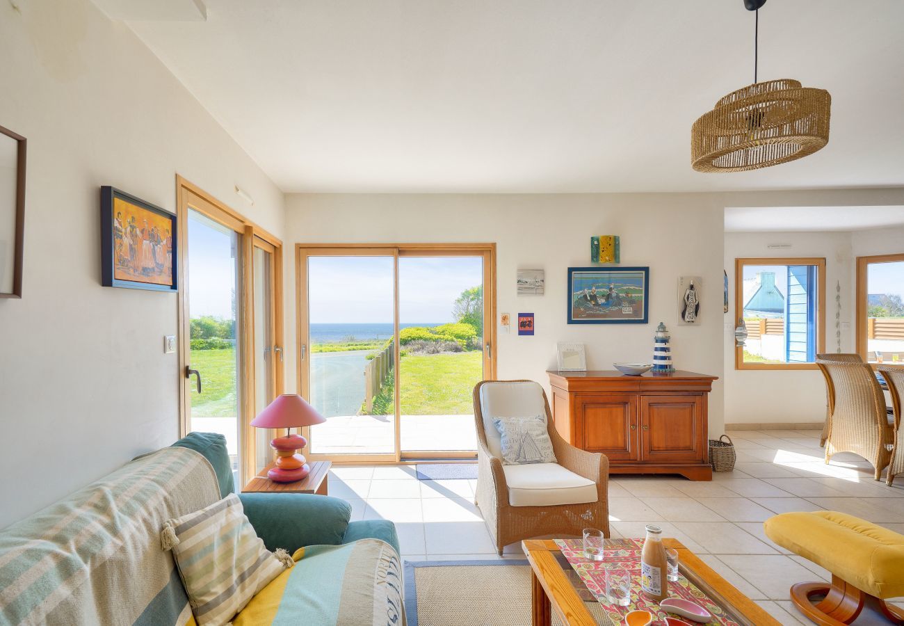 Maison à Plovan - Vue mer, à 200m de la plage, maison pour 9
