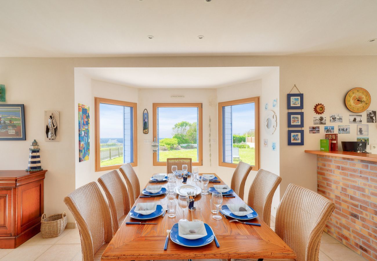 Maison à Plovan - Vue mer, à 200m de la plage, maison pour 9