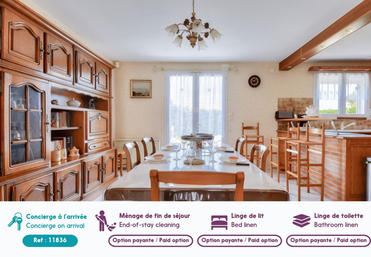 Maison à Bretignolles-sur-Mer - Maison familiale pour 8 à 750m de la plage