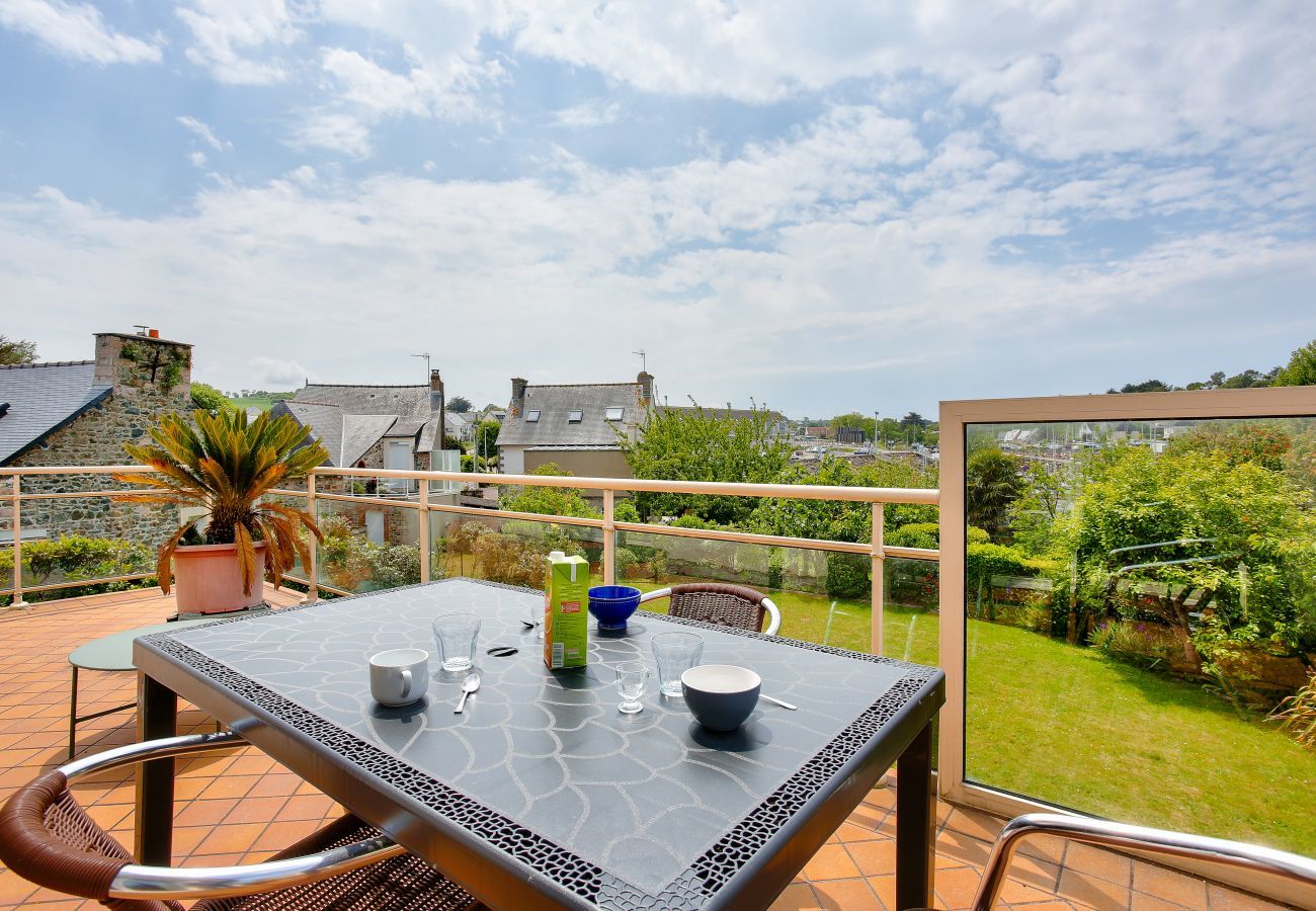 Maison à Pléneuf-Val-André - Maison avec jardin avec vue sur le port