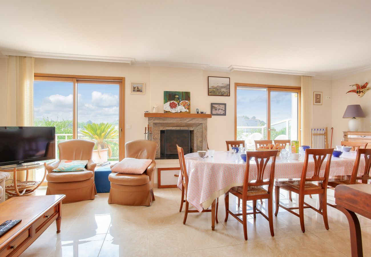 Maison à Pléneuf-Val-André - Maison avec jardin avec vue sur le port