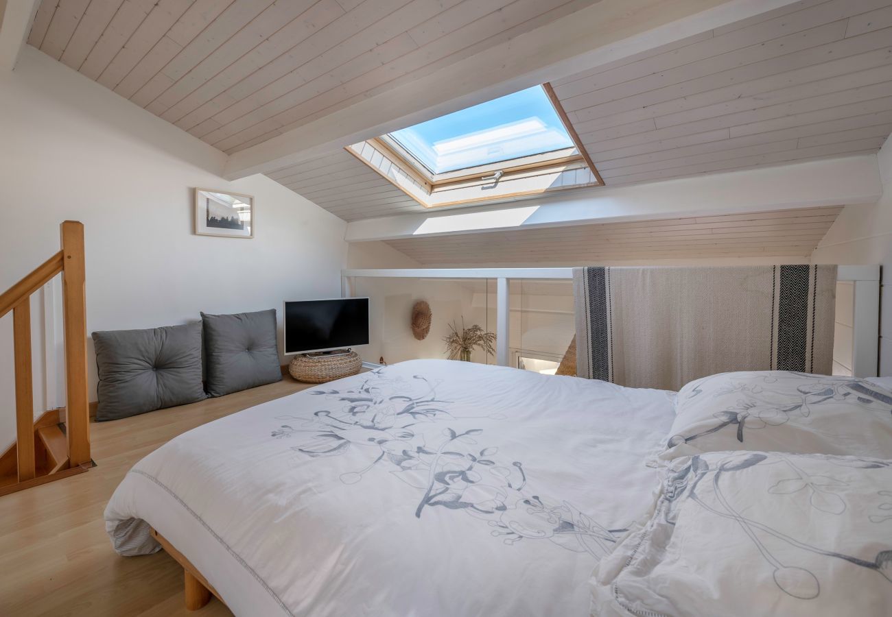 Maison mitoyenne à La Bernerie-en-Retz - Plage à 450m, maison mitoyenne+ jardin clos pour 4