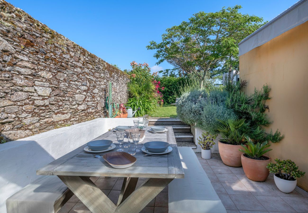 Maison mitoyenne à La Bernerie-en-Retz - Plage à 450m, maison mitoyenne+ jardin clos pour 4