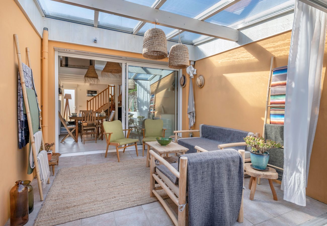Maison mitoyenne à La Bernerie-en-Retz - Plage à 450m, maison mitoyenne+ jardin clos pour 4