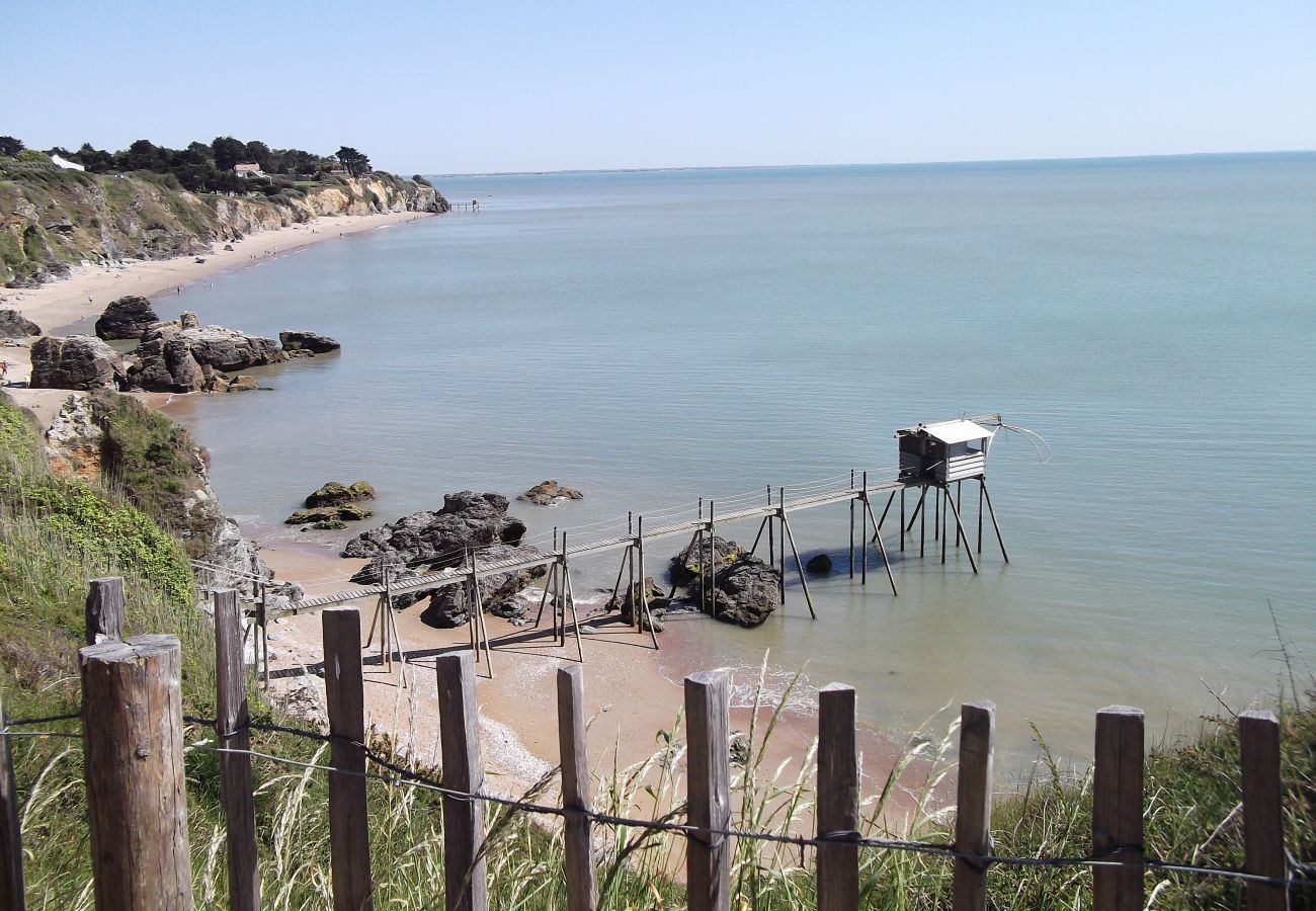 Maison mitoyenne à La Bernerie-en-Retz - Plage à 450m, maison mitoyenne+ jardin clos pour 4