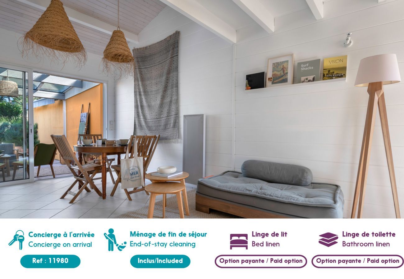 Maison mitoyenne à La Bernerie-en-Retz - Plage à 450m, maison mitoyenne+ jardin clos pour 4