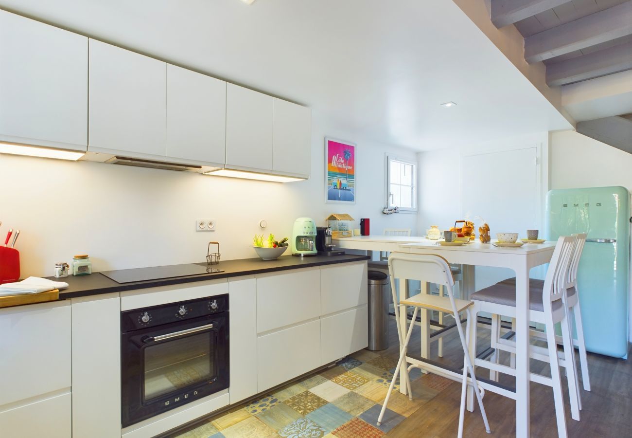 Maison mitoyenne à Saint-Clément-des-Baleines - À 750m des plages, jolie maison pour 4
