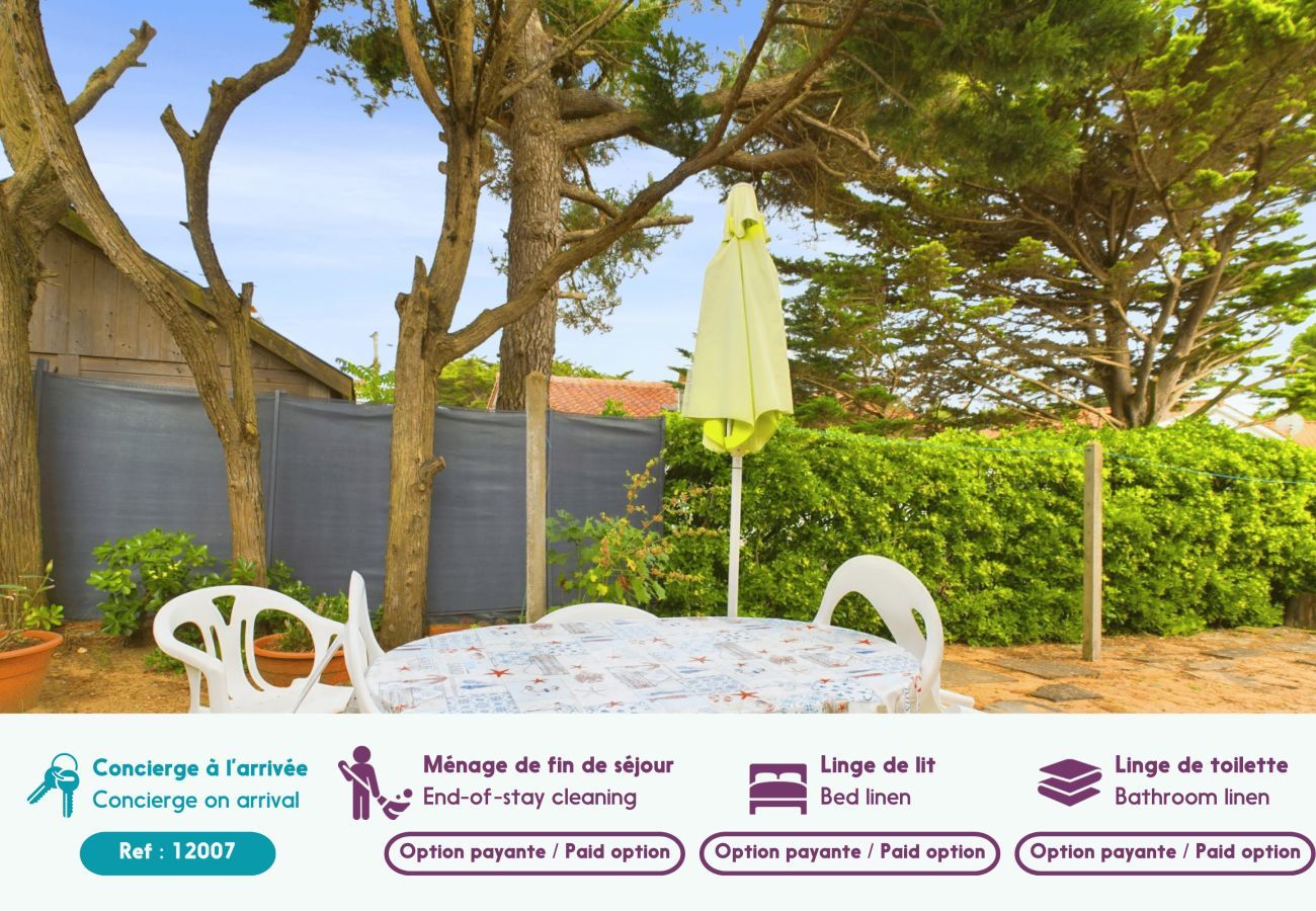 Maison à Bretignolles-sur-Mer - À 300m de la plage, maison pour 5