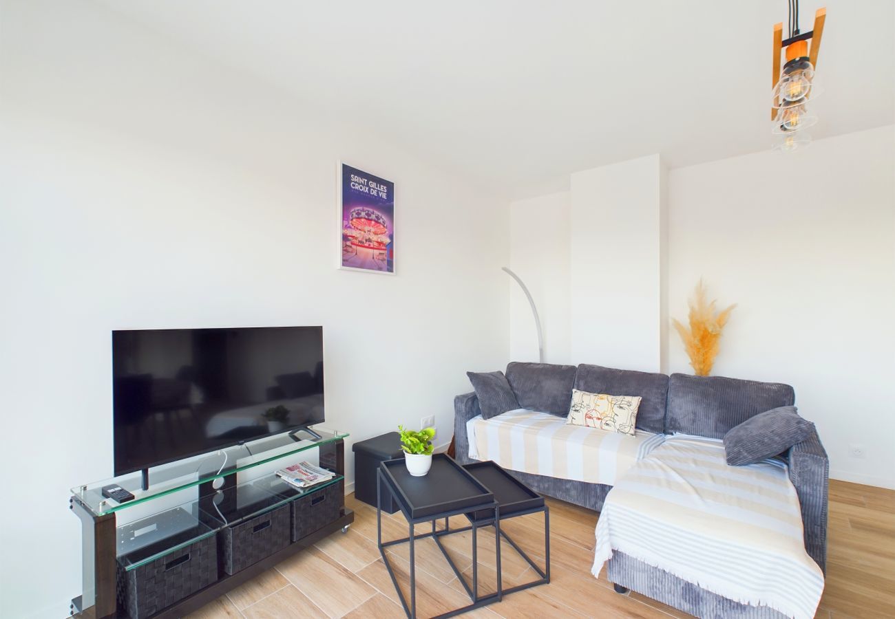 Appartement à Saint-Gilles-Croix-de-Vie - Appartement pour 6 proche plage et port