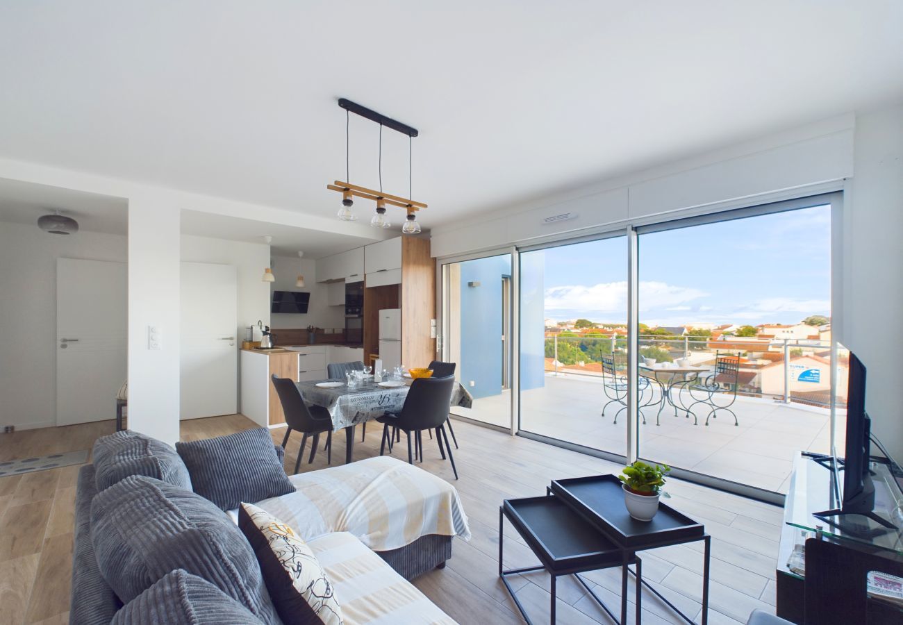 Appartement à Saint-Gilles-Croix-de-Vie - Appartement pour 6 proche plage et port