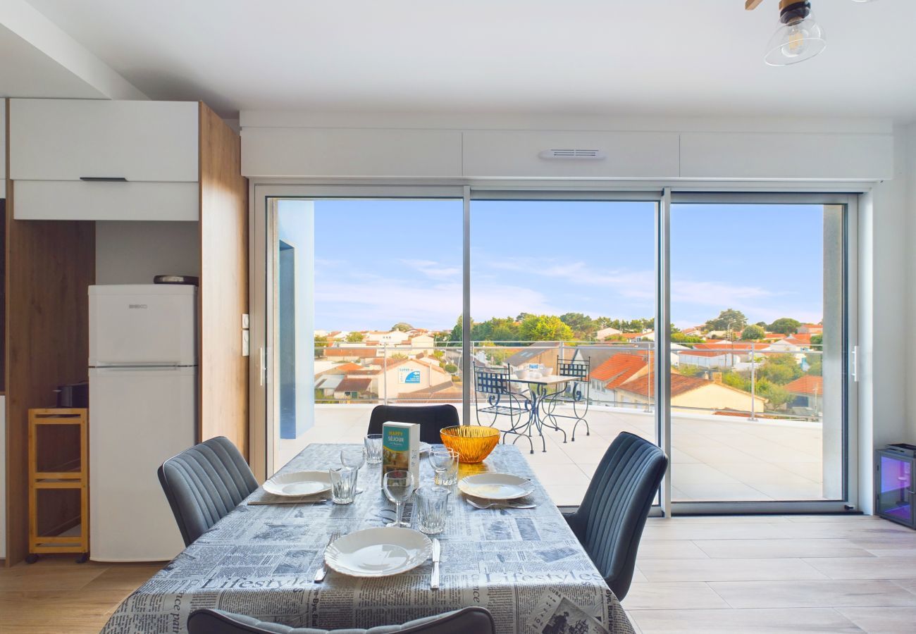 Appartement à Saint-Gilles-Croix-de-Vie - Appartement pour 6 proche plage et port