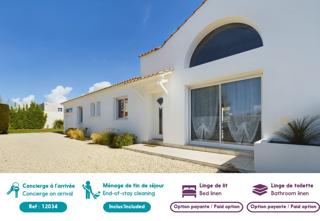 Maison à Saint-Gilles-Croix-de-Vie - Maison pour 8 avec jardin à 600m de la plage