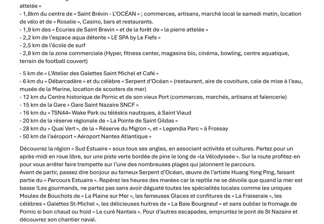 Maison à Saint-Brevin-les-Pins - Maison pour 6 à 900m de la plage