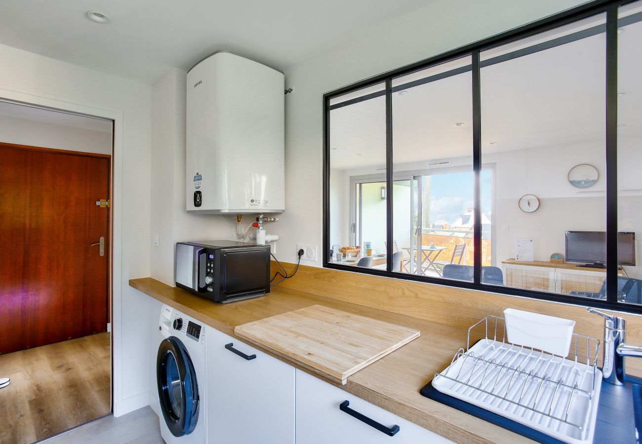 Appartement à Pléneuf-Val-André - À 130m de la plage, bel appartement pour 4