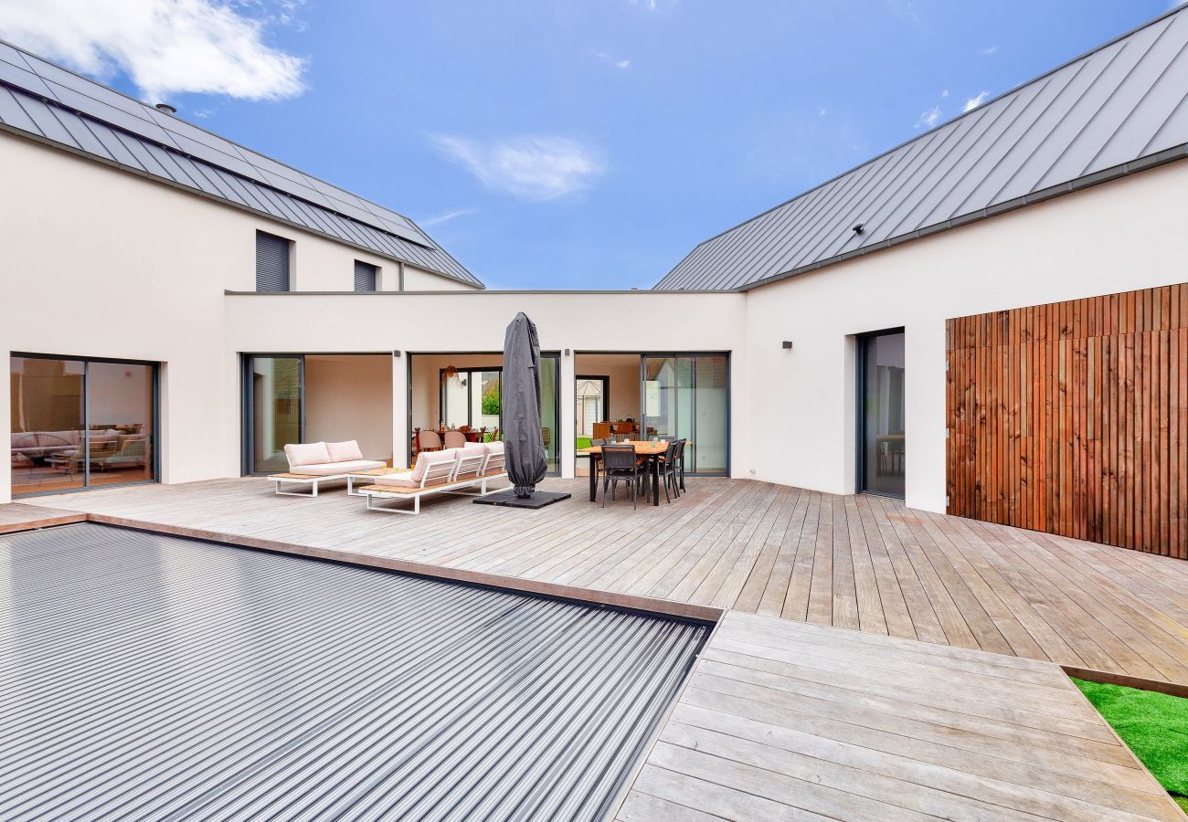 Maison à Pléneuf-Val-André - 800m de la plage, maison neuve pour 10, piscine