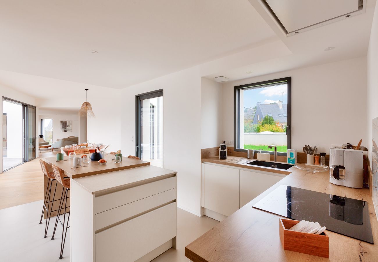 Maison à Pléneuf-Val-André - 800m de la plage, maison neuve pour 10, piscine