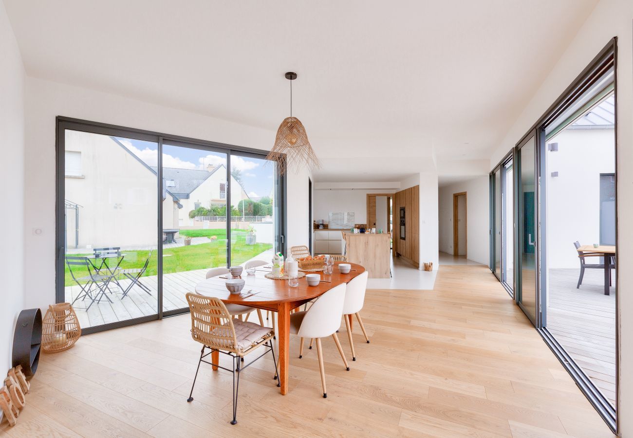 Maison à Pléneuf-Val-André - 800m de la plage, maison neuve pour 10, piscine
