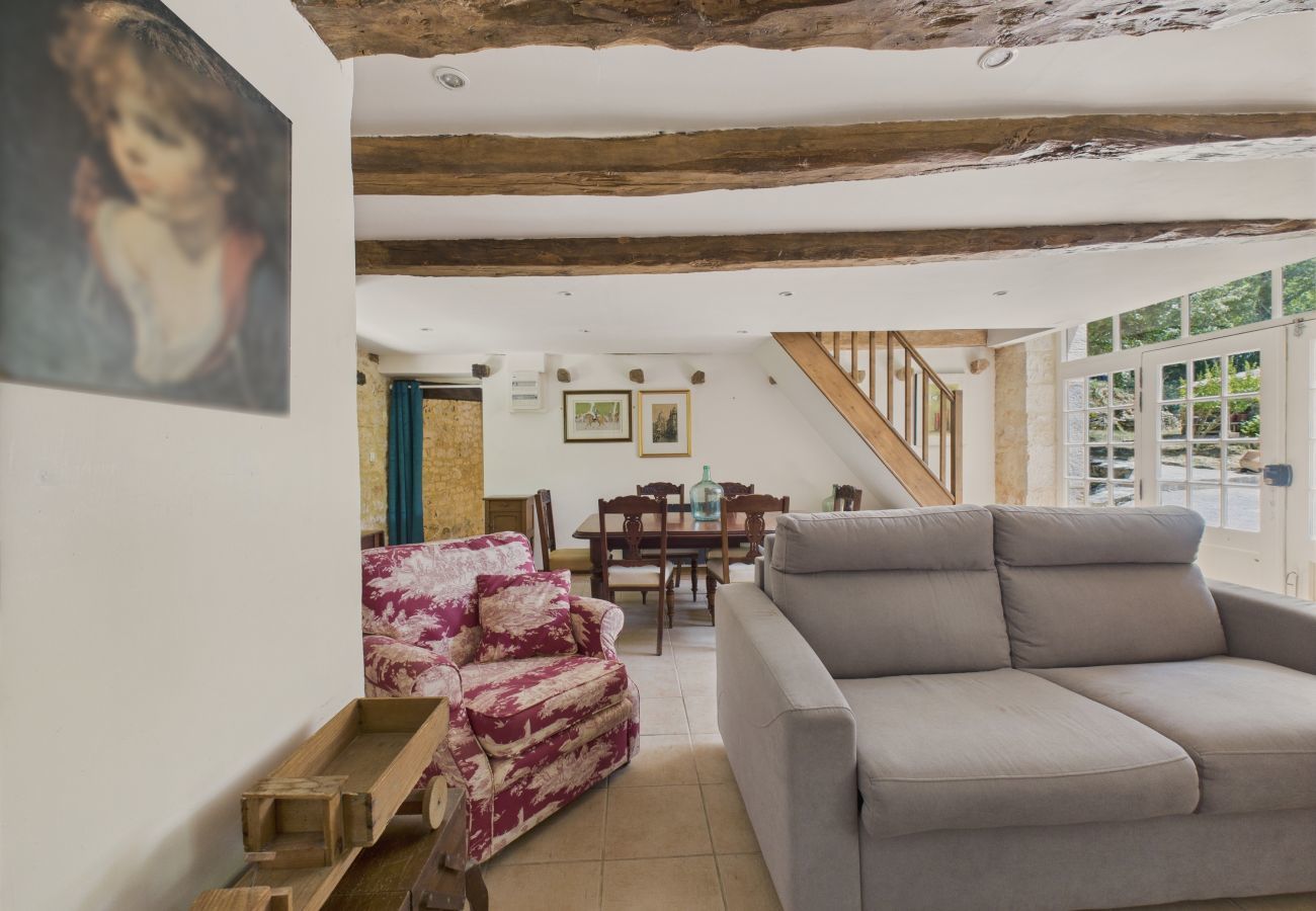 Maison à Salignac-Eyvigues - Salignac-Eyvigues, maison pour 7 avec piscine