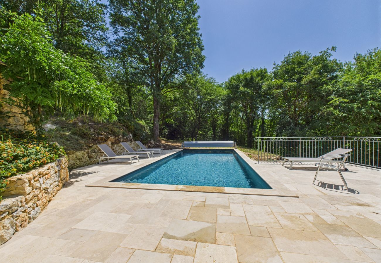 Maison à Salignac-Eyvigues - Salignac-Eyvigues, maison pour 7 avec piscine