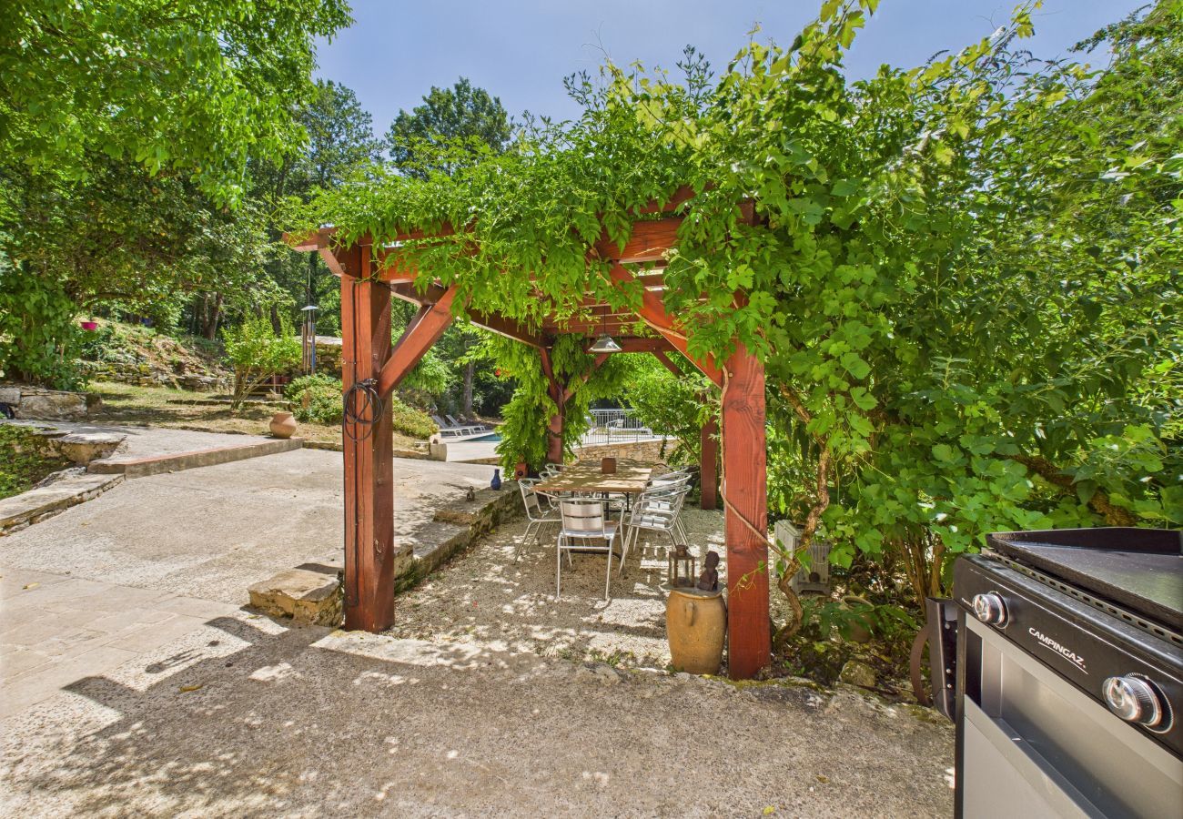 Maison à Salignac-Eyvigues - Salignac-Eyvigues, maison pour 7 avec piscine