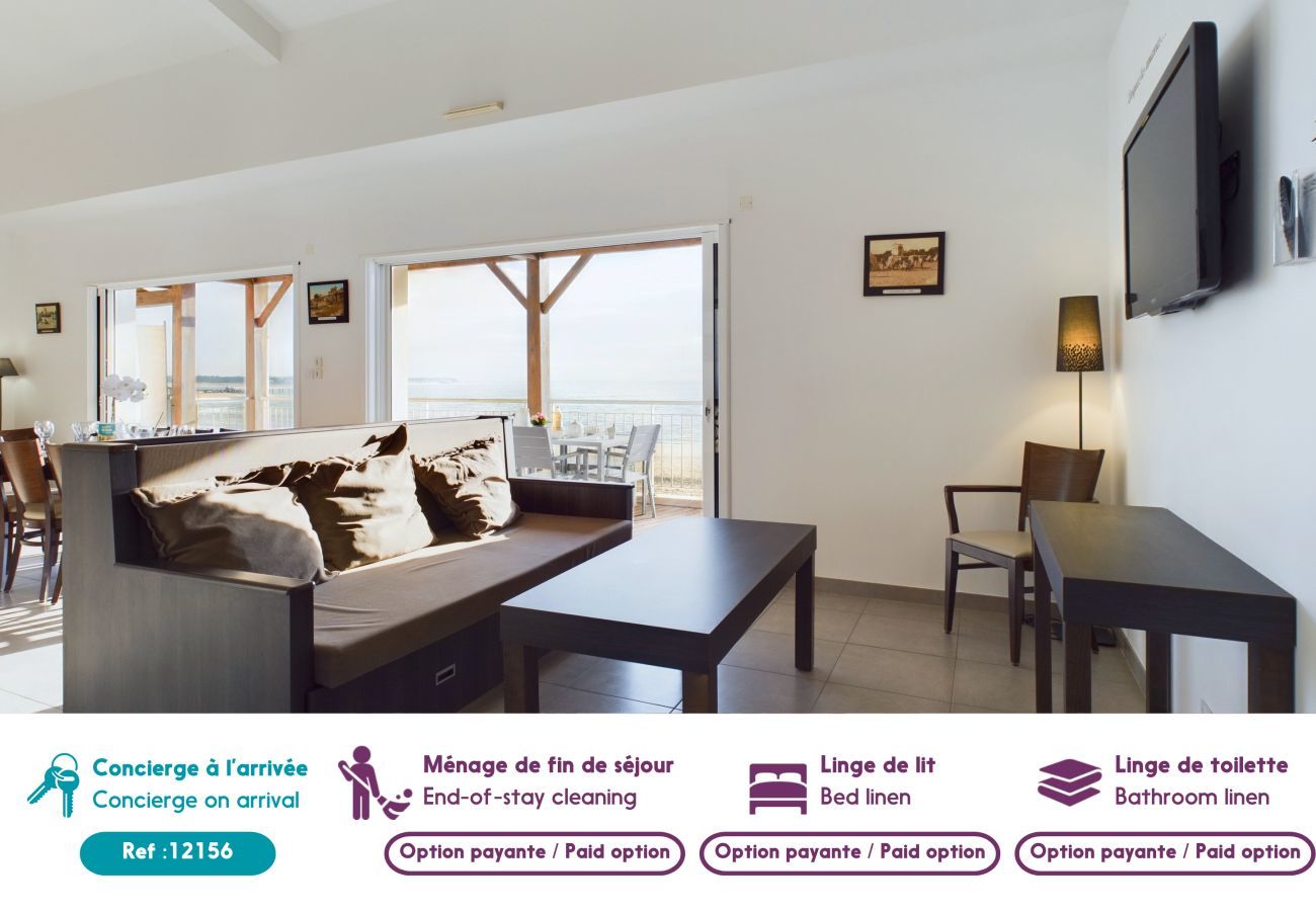 Appartement à La Tranche-sur-Mer - Sur la plage, appartement avec terrasse et vue mer