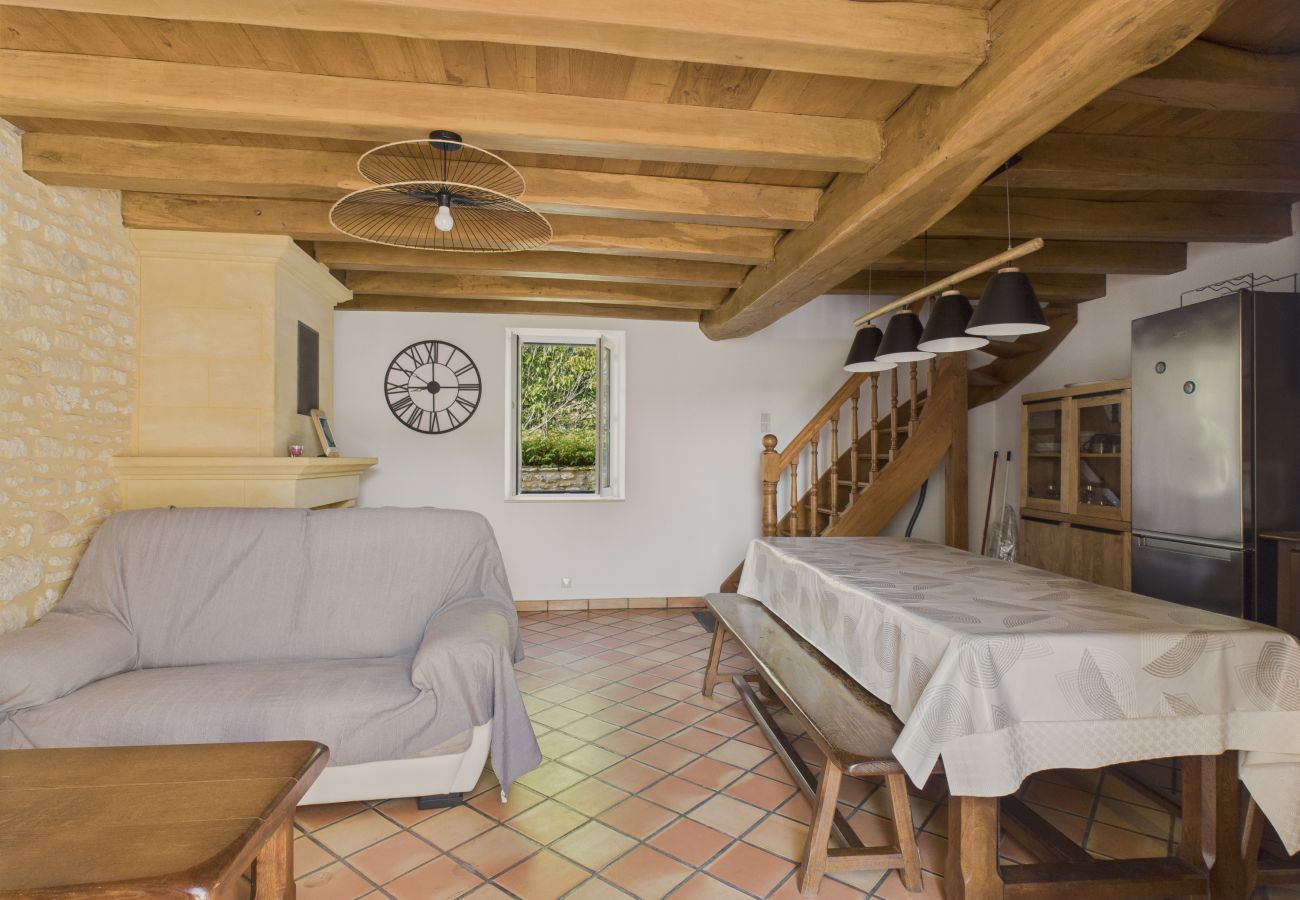 Maison à La Chapelle-Aubareil - Grande maison pour 15 avec piscine et tennis