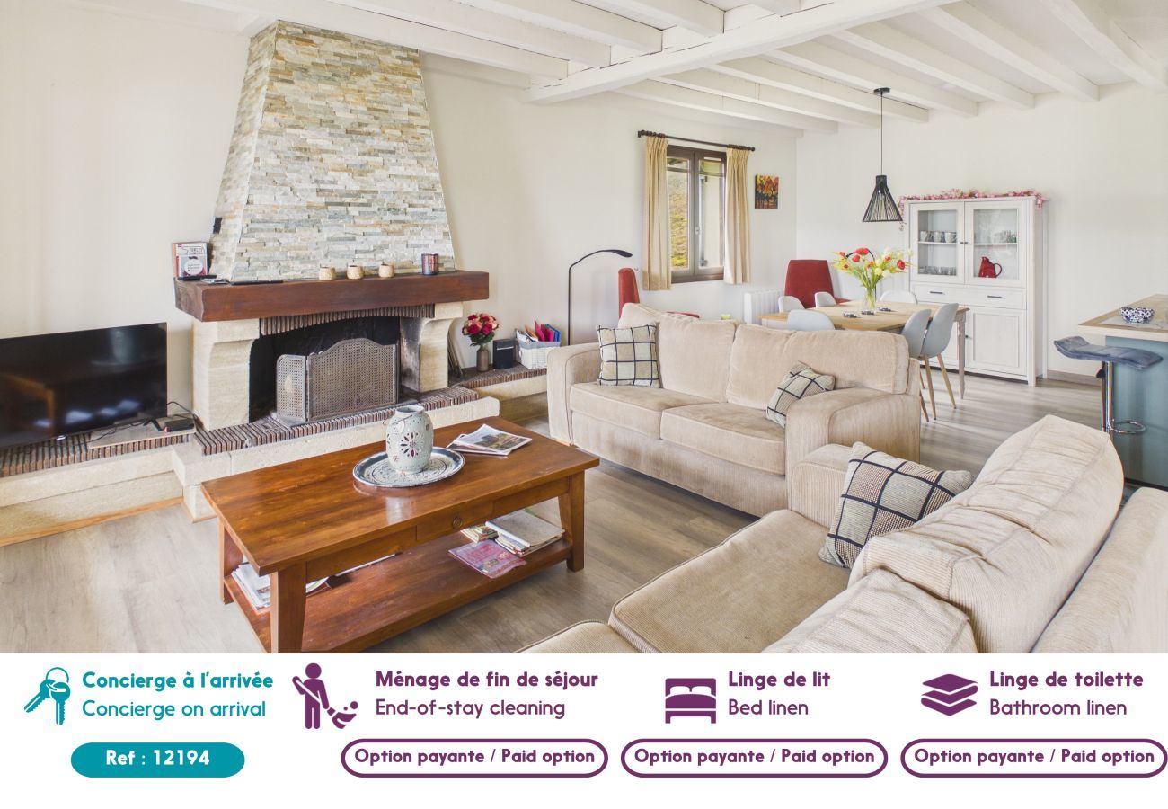 Maison à Auriac-du-Périgord - Domaine pour 8 personnes avec piscine 