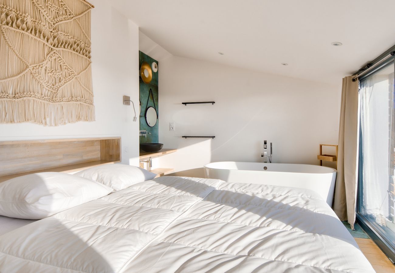 Maison à La Guérinière - Vue Exceptionnelle- piscine et accès plage direct!