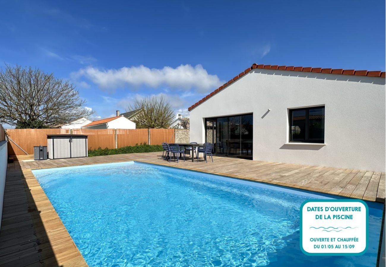 Maison à Saint-Hilaire-de-Riez - Maison 6 avec piscine chauffée  à St-Hilaire