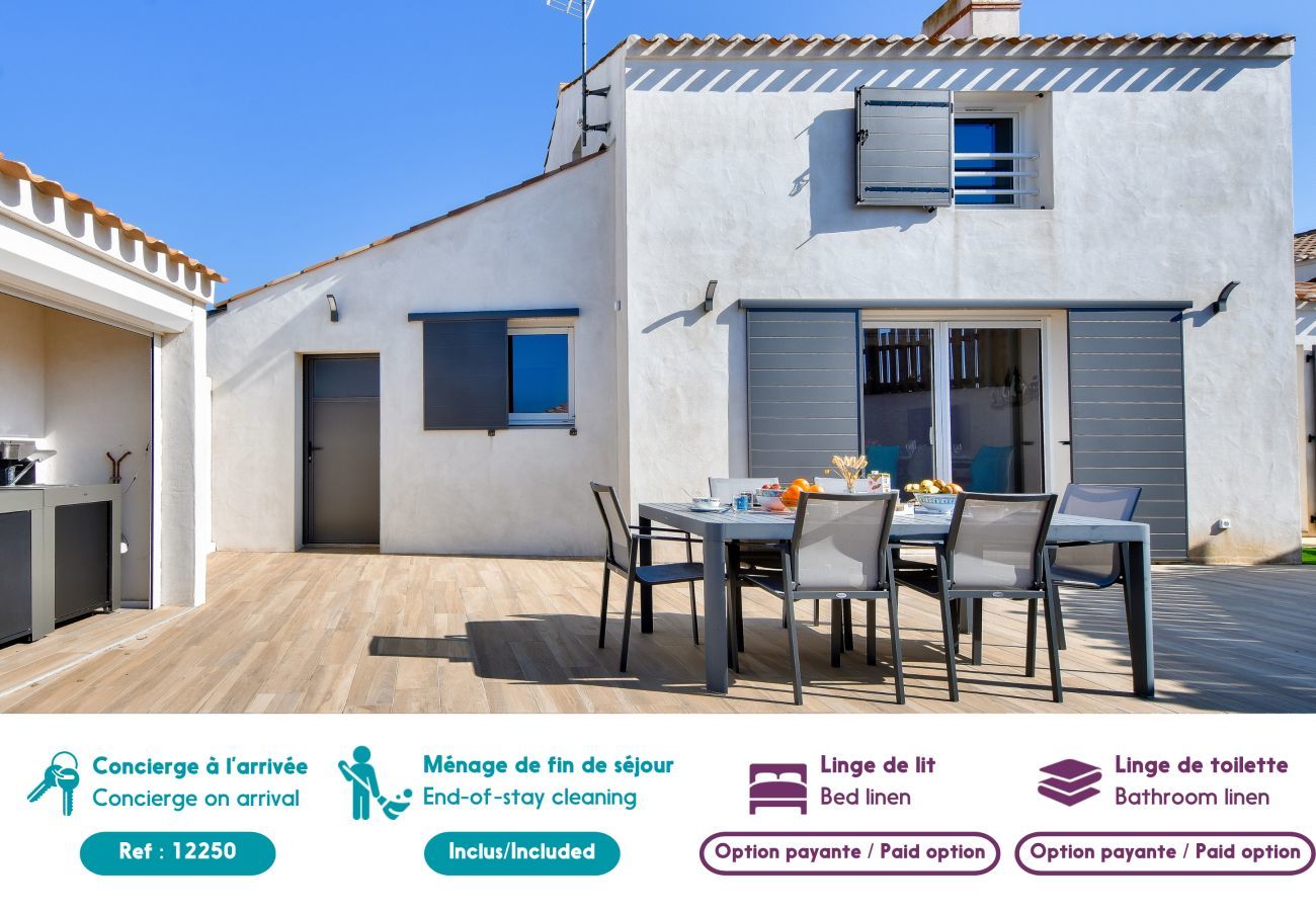 Maison à Noirmoutier-en-l´Ile - Maison pour 6 - Terrasse - 300 m du port