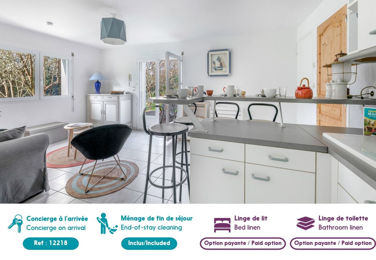 Appartement à Pornic - Appartement avec jardin à 300m de la plage, pour 4