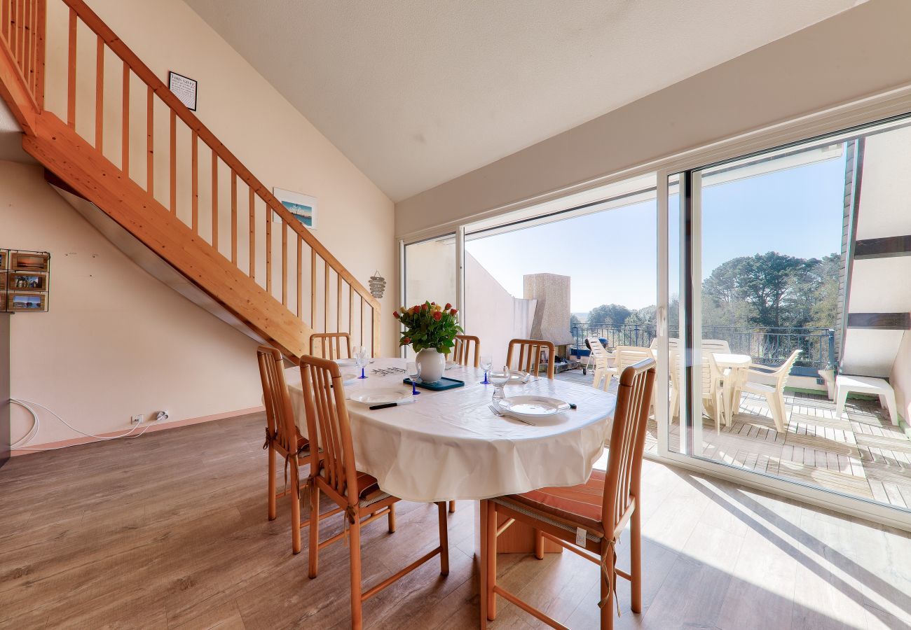 Appartement à Arzon - Appartement avec terrasse vue mer pour 6 - Arzon