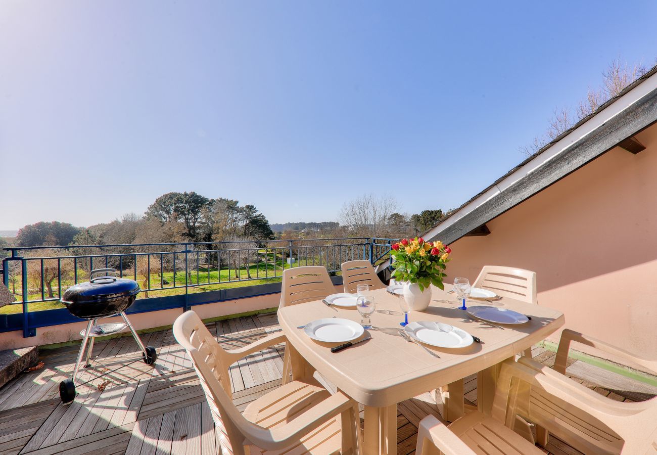 Appartement à Arzon - Appartement avec terrasse vue mer pour 6 - Arzon