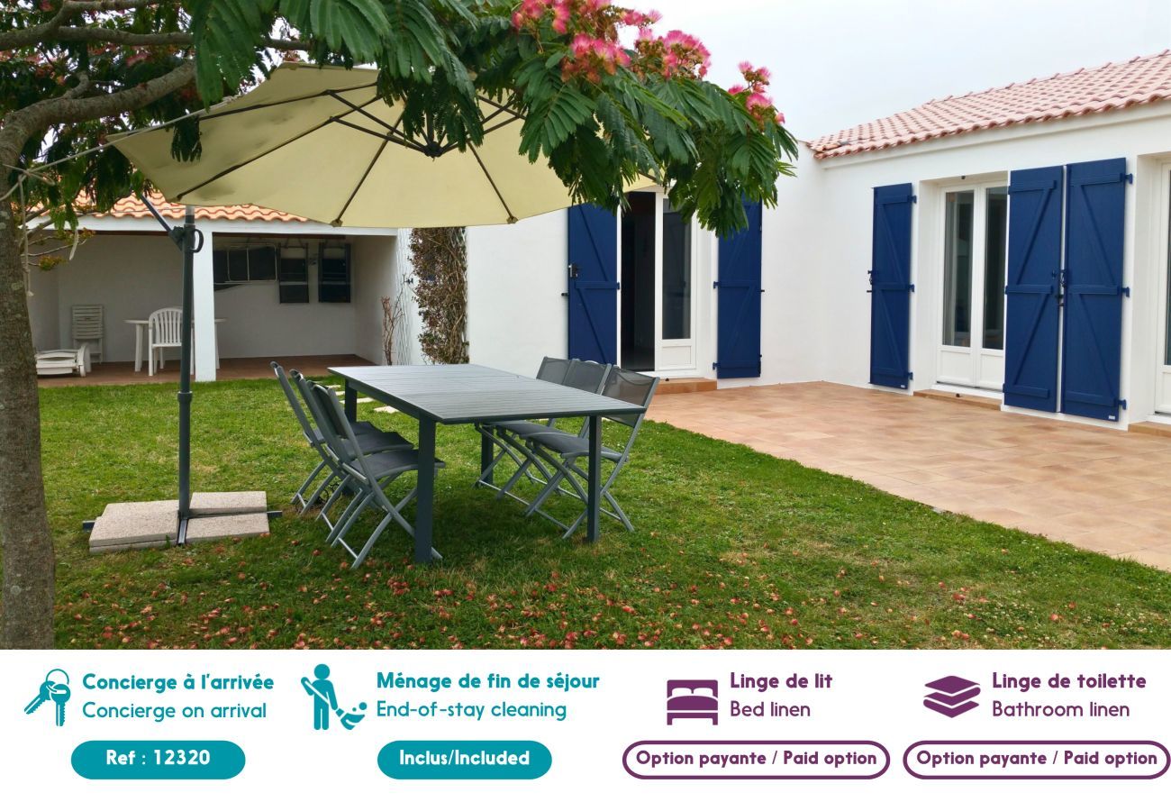 Maison à Noirmoutier-en-l´Ile - Maison pour 10 avec jardin &agrave; Noirmoutier