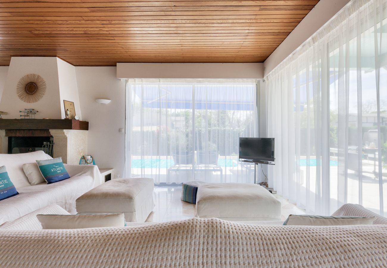 Villa à Lanton - Villa pour 9 sur le Port de Taussat avec piscine