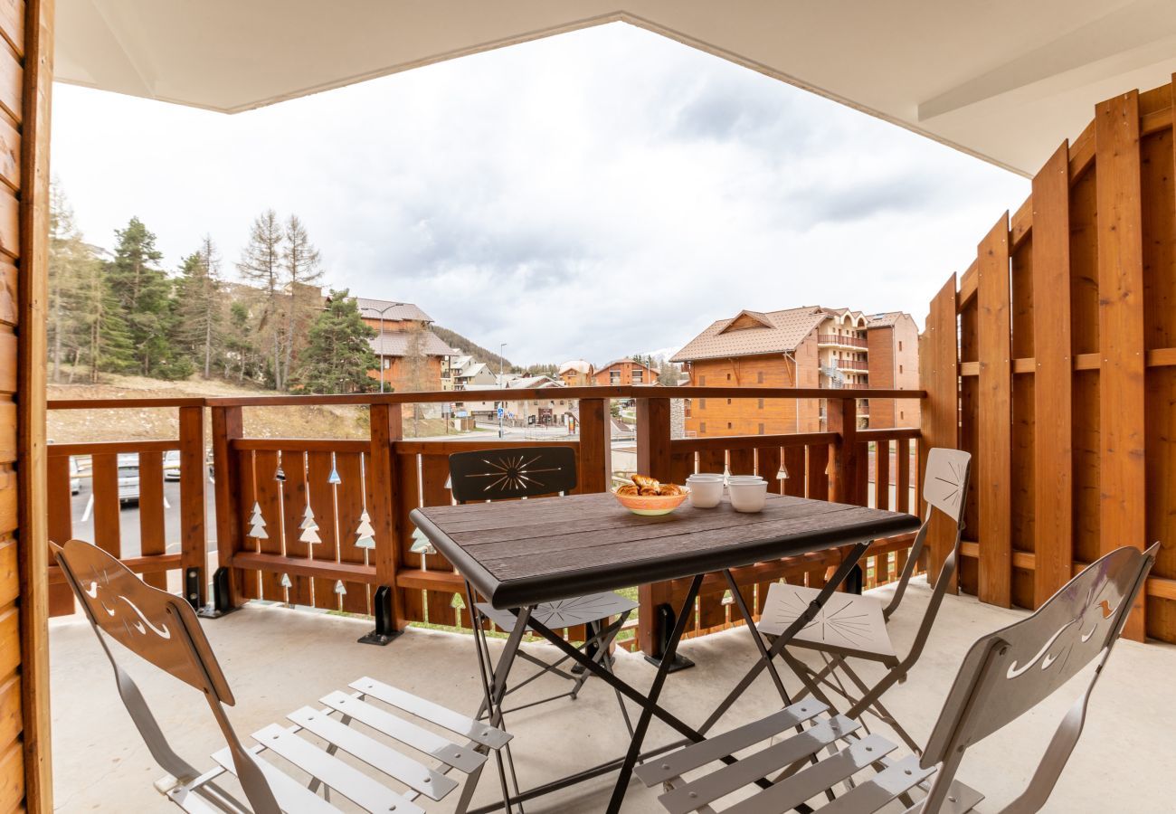Appartement à Le Dévoluy - Appartement pour 6 - 900m des pistes - terrasse