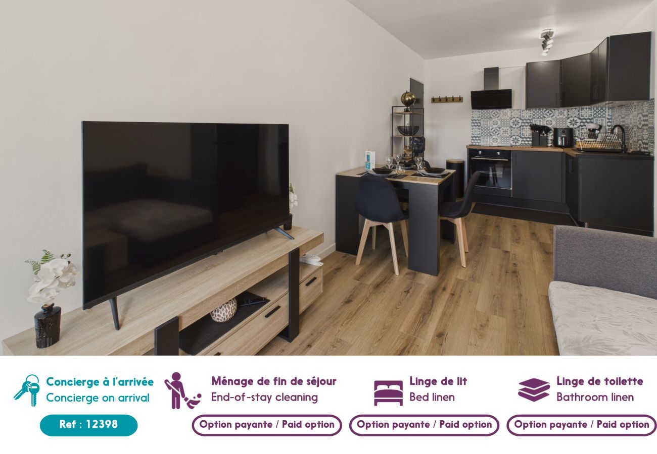 Appartement à Saint-Hilaire-de-Riez - Appartement pour 4 avec balcon à 200m de la mer 