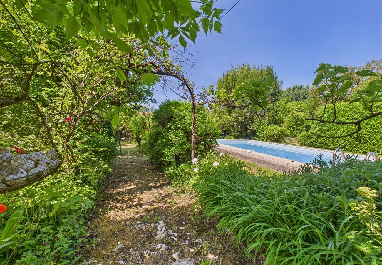 Maison à Montignac - Gîte mitoyen pour 4 - piscine commune - jardin