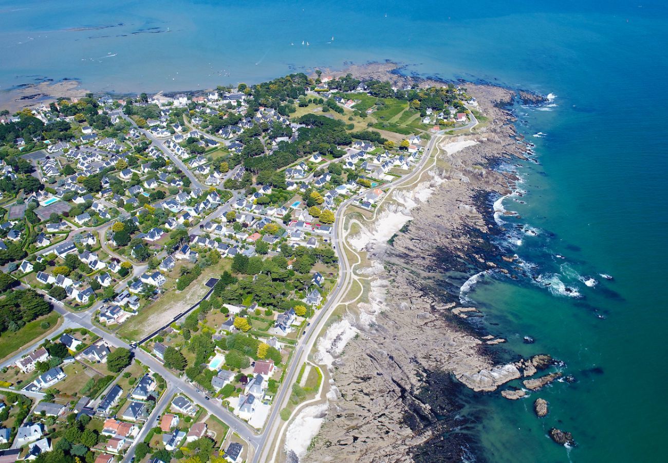 Appartement à Le Pouliguen - Balcon face à l'océan pour 4 - accès direct plage
