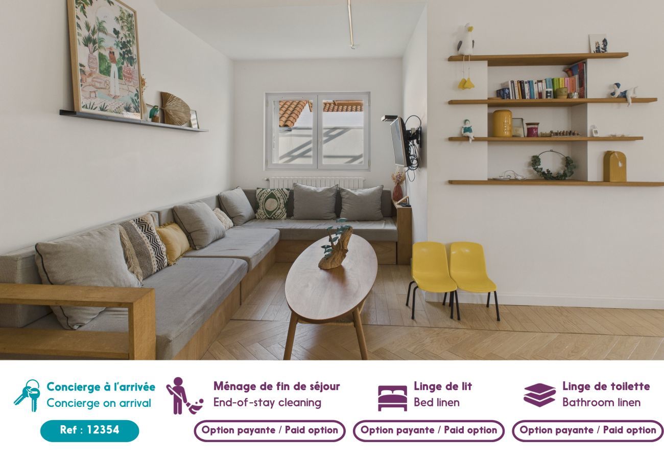 Maison à Les Sables-d´Olonne - Maison pour 10 entièrement rénové - terrasse 